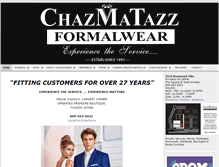 Tablet Screenshot of chazmatazz.com